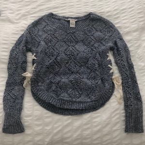 American rag blue sweater